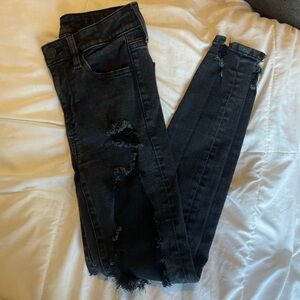 black american eagle jeans